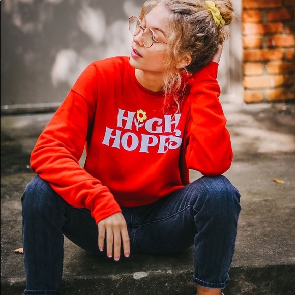 High 🌻 Hopes Fleece Sweatshirt - Picture 4 of 5